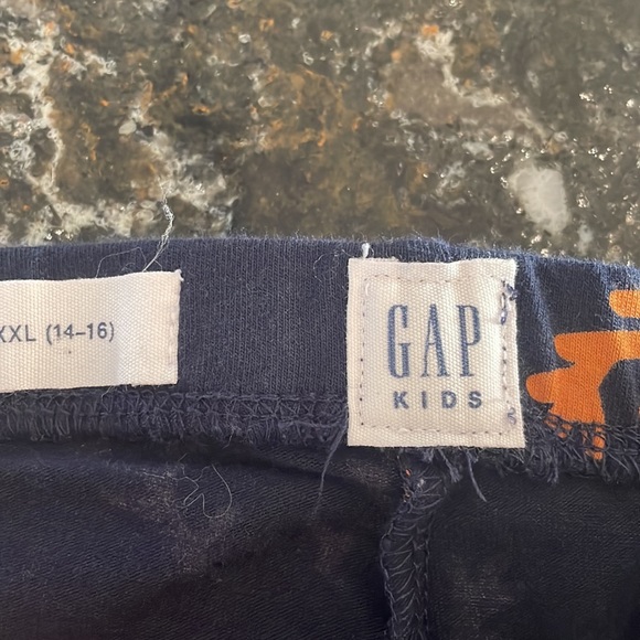 Navy emoji Christmas pants - Picture 2 of 2